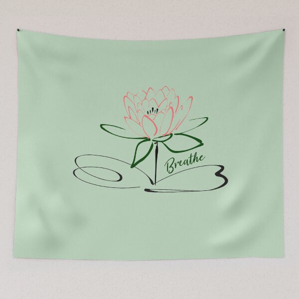 Item preview, Pink Lotus Flower - BREATHE designed and sold by infinitygrafix.