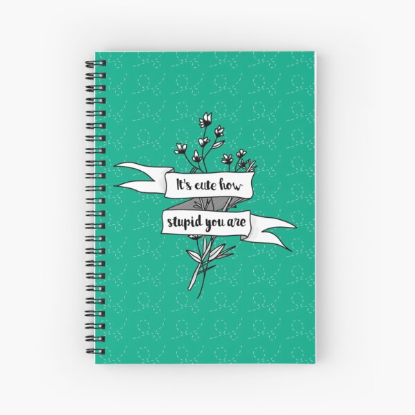 BEAUTIFULLY OFFENSIVE Spiral Notebook