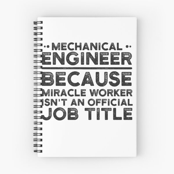 Item preview, Mechanical Engineer Because Miracle Worker Isn't An Official Job Title designed and sold by UneDesigns.