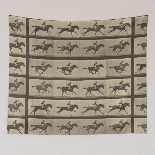 Item preview, Gallop cycle for a Horse vintage photography designed and sold by Vintage Designs +.