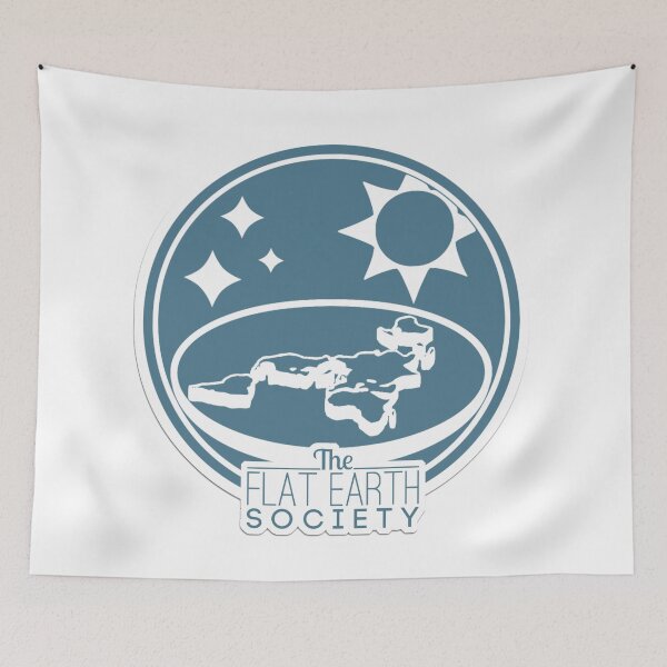 Item preview, Flat Earth Society Logo designed and sold by S-NettiThings.