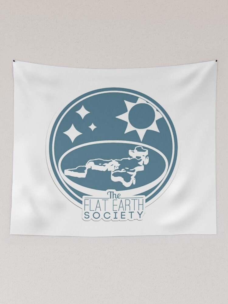 Flat earth sale society logo