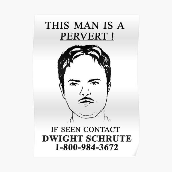 This Man is a Pervert Poster