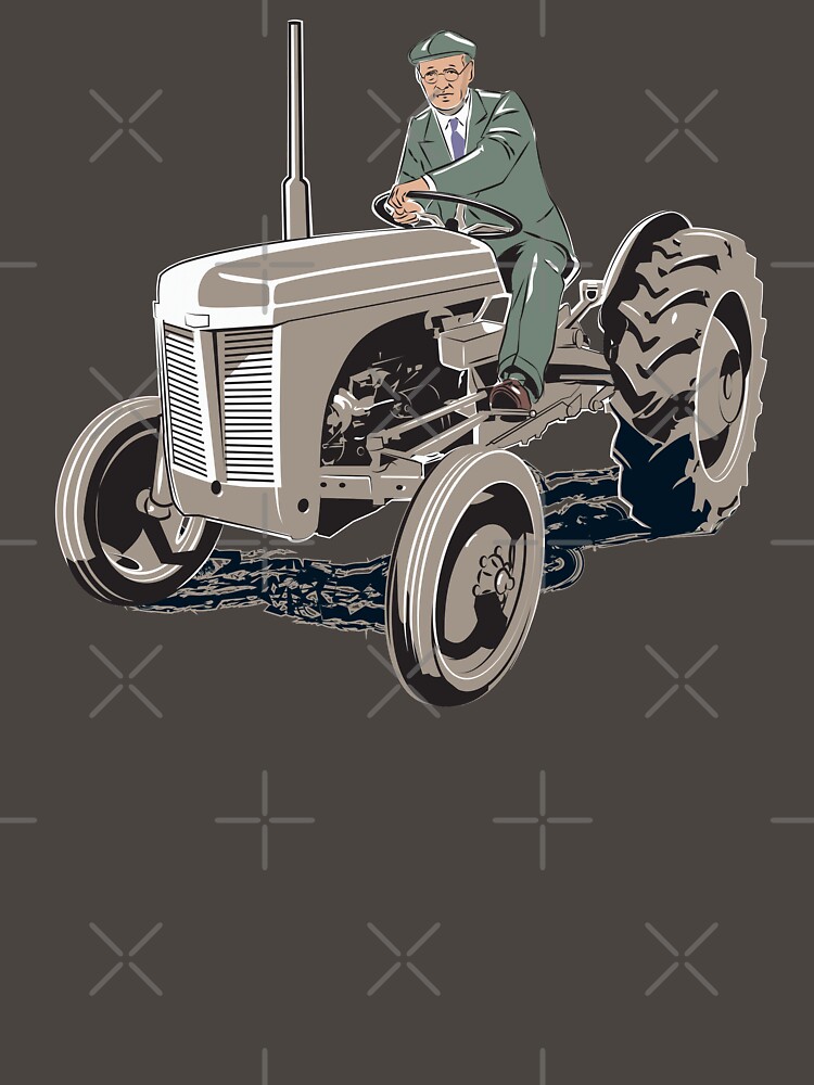 Thumbnail 7 of 7, Classic T-Shirt, Ferguson on his Fergie; TE20 / TO20. Harry Ferguson's finest machine designed and sold by Bigs66.