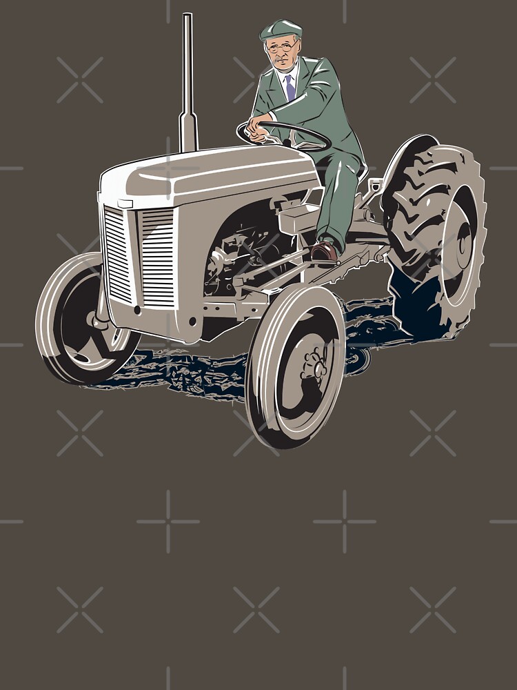 Thumbnail 7 of 7, Essential T-Shirt, Ferguson on his Fergie; TE20 / TO20. Harry Ferguson's finest machine designed and sold by Bigs66.