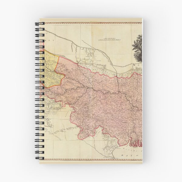 Item preview, Map of Bengal, Bahar, Oude and Allahabad, India by James Rennell (1786) designed and sold by allhistory.