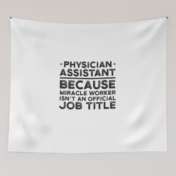 Item preview, Asistente médico porque el trabajador milagroso no es un título oficial de trabajo designed and sold by UneDesigns.