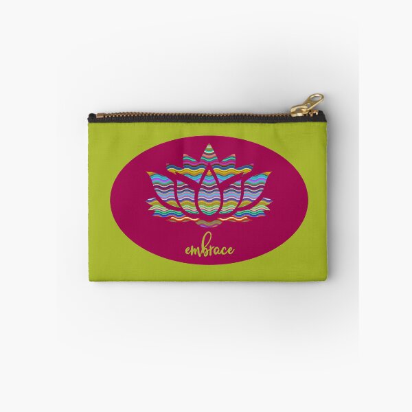 Item preview, Rainbow Lotus - EMBRACE - Purple with Lime Green Accents designed and sold by infinitygrafix.