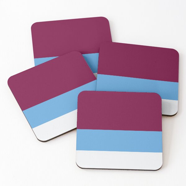 Item preview, Burnley Claret, Blue and White Tricolour designed and sold by Sporting Colour.