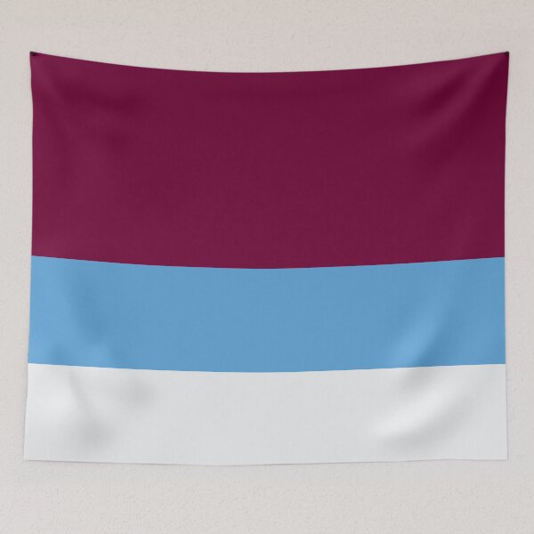 Item preview, Burnley Claret, Blue and White Tricolour designed and sold by Sporting Colour.