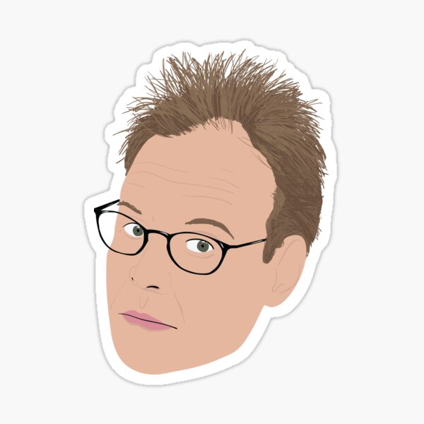 “Alton Brown” Sticker for Sale by countercolour | Redbubble