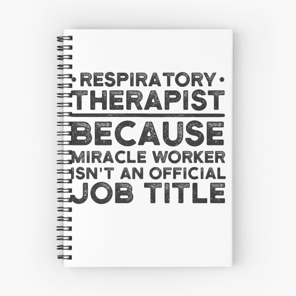 Item preview, Respiratory Therapist Because Miracle Worker Isn't An Official Job Title designed and sold by UneDesigns.
