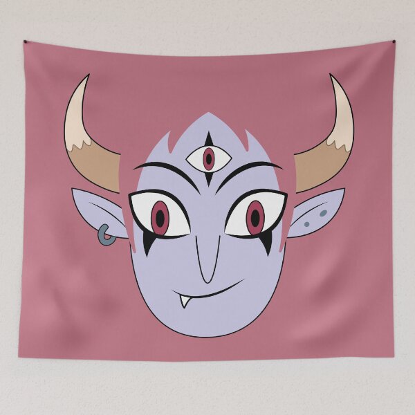 Item preview, Tom Lucitor Cute Devil Boy Demon Prince Face Close up  designed and sold by KinkyKaiju.