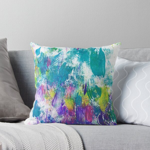 Item preview, Abstract bright multicolor acrylic pattern designed and sold by Ekaterina Shvetsova.