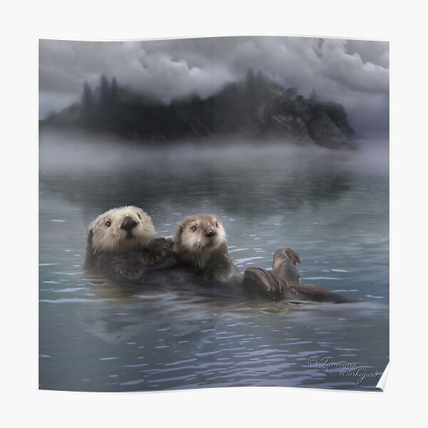 Spirit Otter Poster