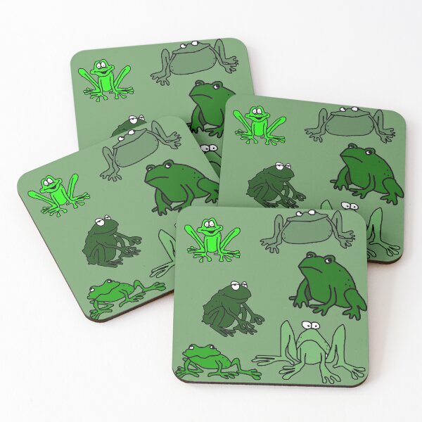 Item preview, Funny Frogs Cartoon  designed and sold by jaggerstudios.