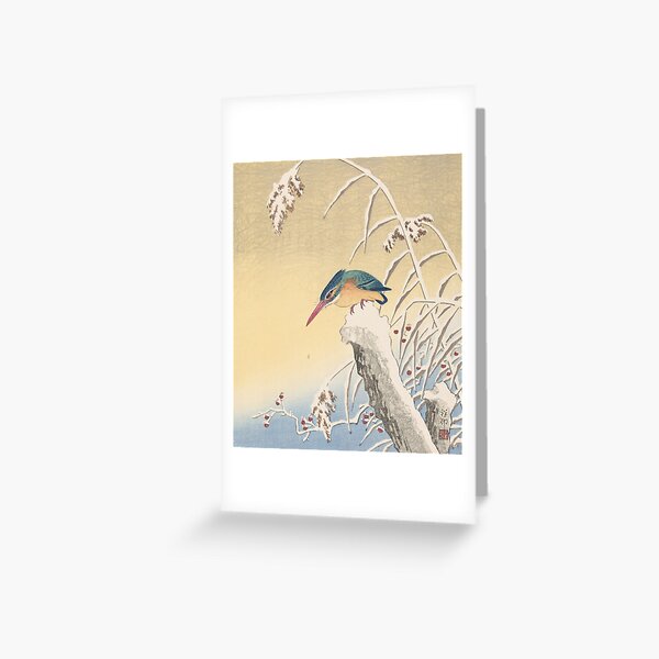 Item preview, Kingfisher by Ohara Koson designed and sold by topower.