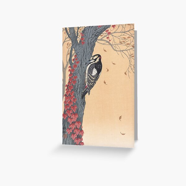 Item preview, Woodpecker by Ohara Koson designed and sold by topower.