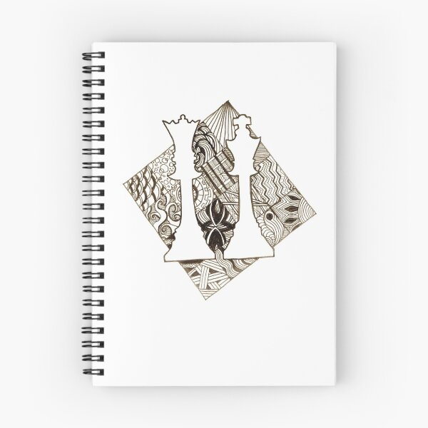 Item preview, Zentangle Chess designed and sold by Zen's Doodles.