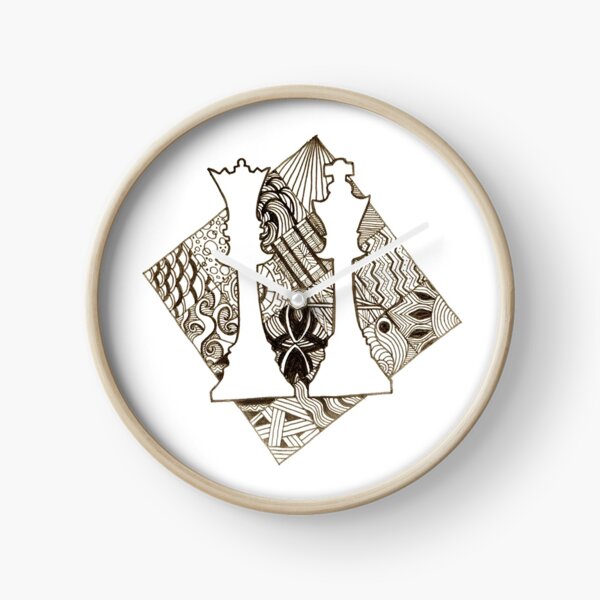 Item preview, Zentangle Chess designed and sold by Zen's Doodles.