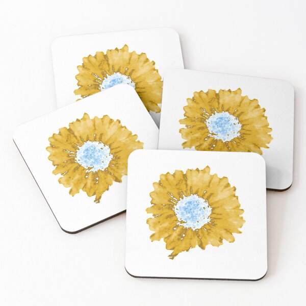 Item preview, yellow and white sunflower designed and sold by Zamen.