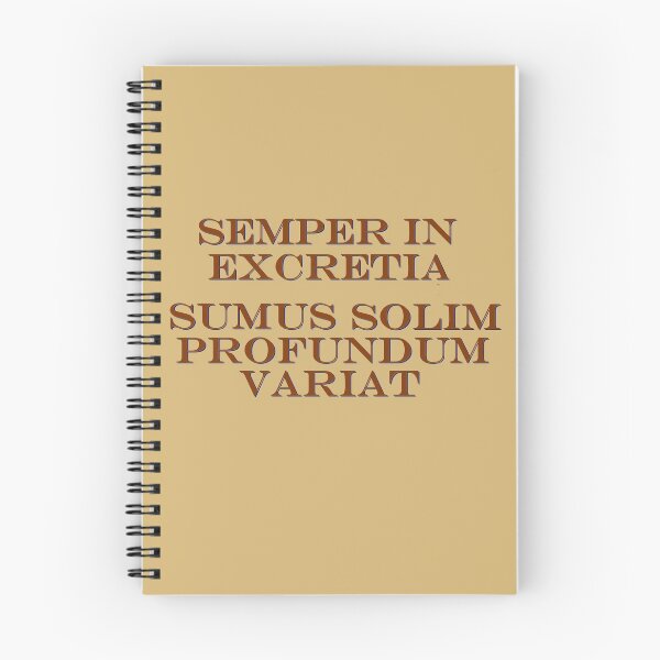 Item preview, Semper in excretia sumus solim profundum variat designed and sold by nfssmith.