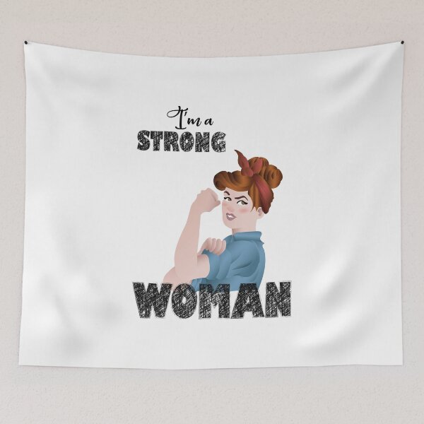 Item preview, Feminist design - I'm a strong woman designed and sold by mbelmar.