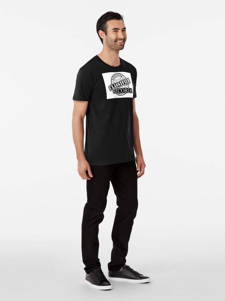 Alternate view of Classified Records Stamp Logo Premium T-Shirt
