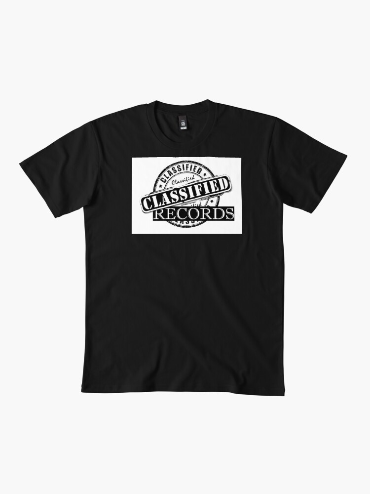 Thumbnail 2 of 4, Premium T-Shirt, Classified Records Stamp Logo designed and sold by Classified619.