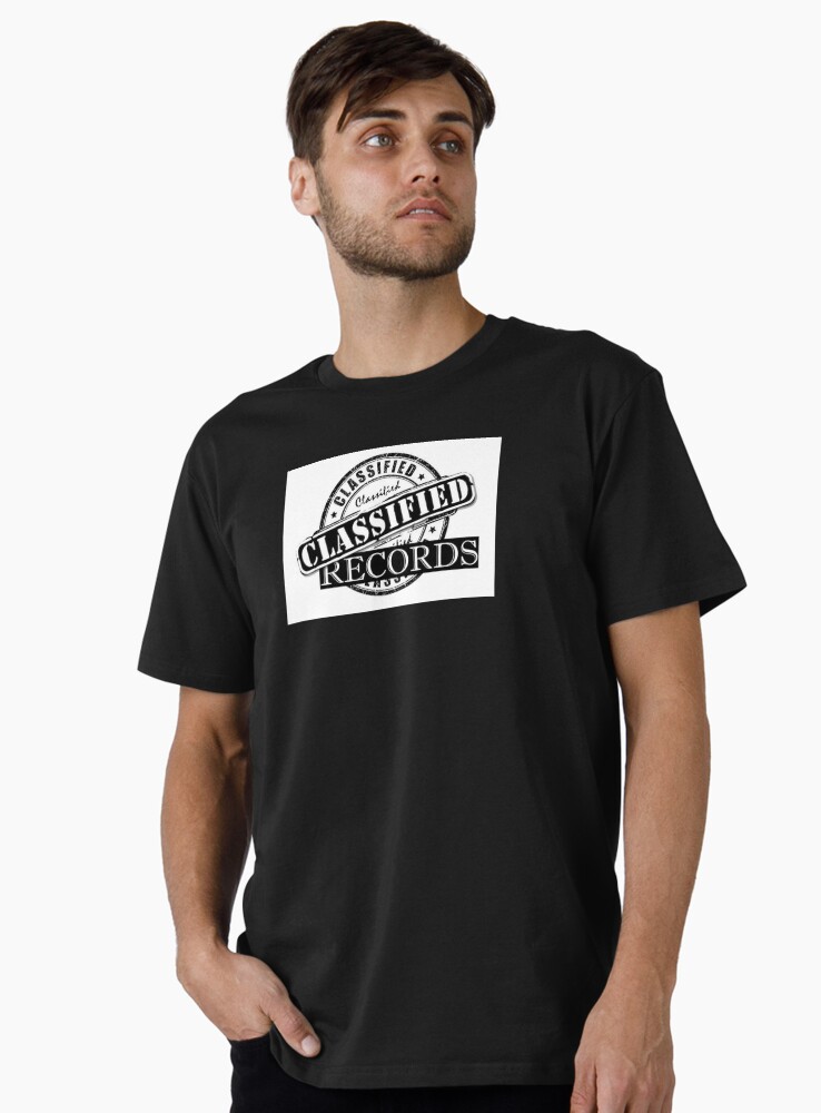 Thumbnail 1 of 4, Premium T-Shirt, Classified Records Stamp Logo designed and sold by Classified619.