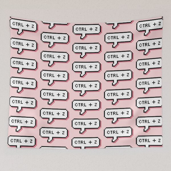 Item preview, CTRL + Z - Pixel Speech Bubble - (Pink) designed and sold by Bumcchi.