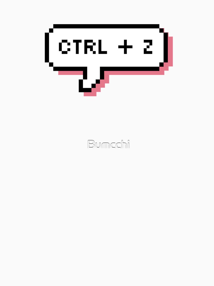 CTRL + Z - Pixel Speech Bubble - (Pink) by Bumcchi