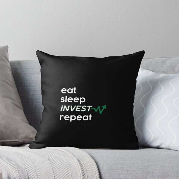 Item preview, Eat Sleep Invest Repeat stock finance gift idea designed and sold by NeXore.