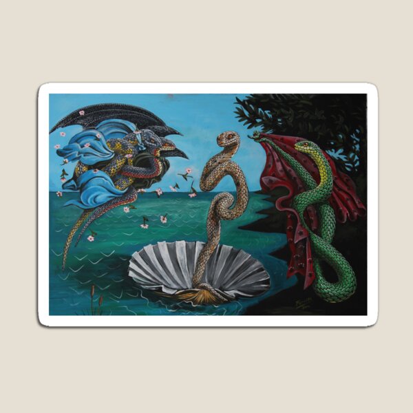 Birth of Snake Venus Magnet