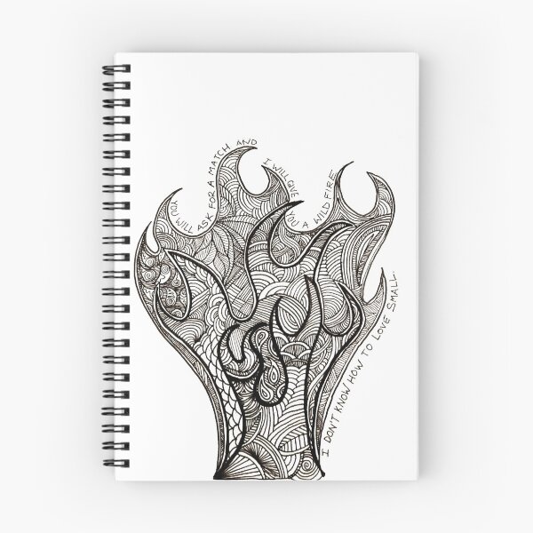 Item preview, Zentangle Wild Fire designed and sold by Zen's Doodles.