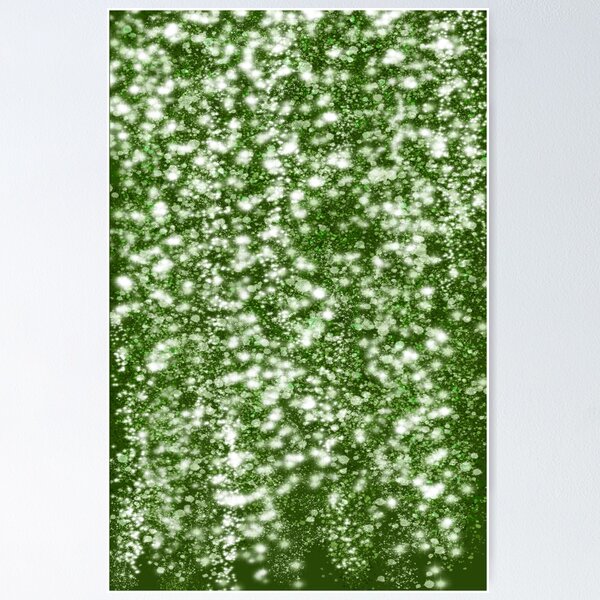 Item preview, Green glitter rain designed and sold by MelanieNad.