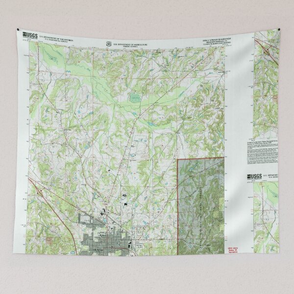 Item preview, USGS TOPO Map Mississippi MS Holly Springs 335816 2000 24000 designed and sold by WetdryvacRBO2.