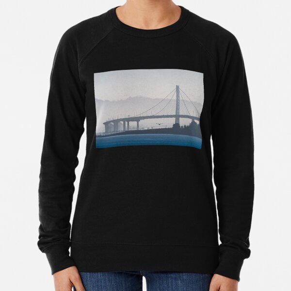 Oakland Bay Bridge, California Lightweight Sweatshirt