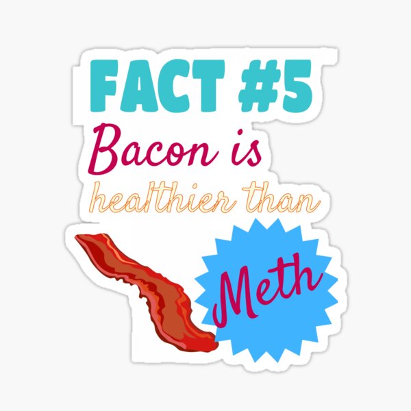 a distorted bacon hair | Sticker