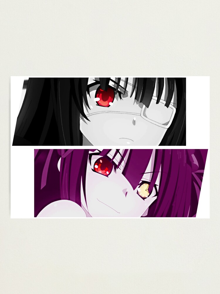 Anime Retro Time Mistress Old And New Kurumi Photographic Print By Benjamintorres Redbubble