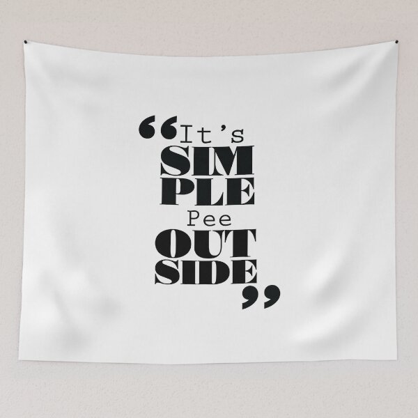 Item preview, It's Simple: Pee Outside designed and sold by Forbidden Fig  Leaf.