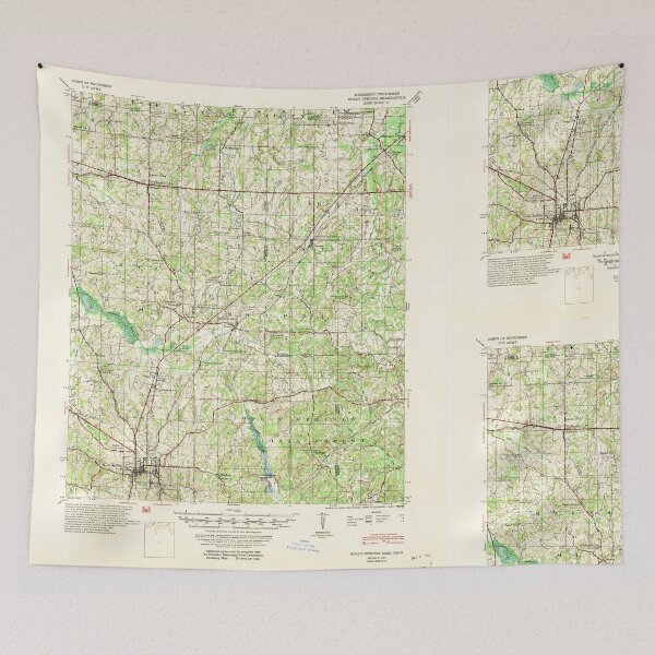 Item preview, USGS TOPO Map Mississippi MS Holly Springs 336926 1953 62500 designed and sold by WetdryvacRBO2.