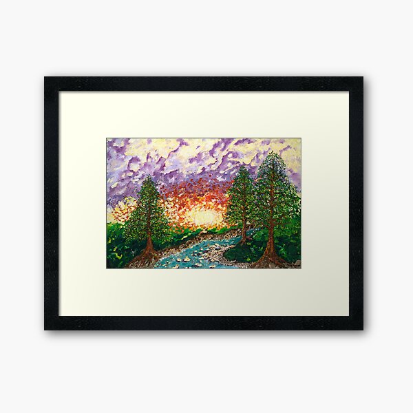 Blue Bayou Framed Art Print