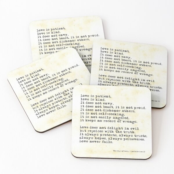 Item preview, Letter to Corinthian - Love is patience... designed and sold by FK-UK.