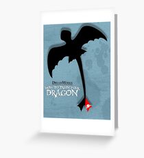 How to Train your Dragon Poster Greeting Card