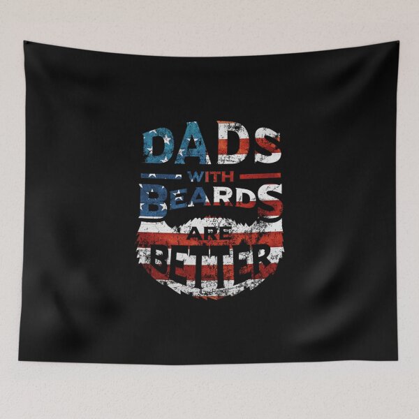 Item preview, 4th of July Dads with Beards are Better Father's Day Gifts designed and sold by we1000.
