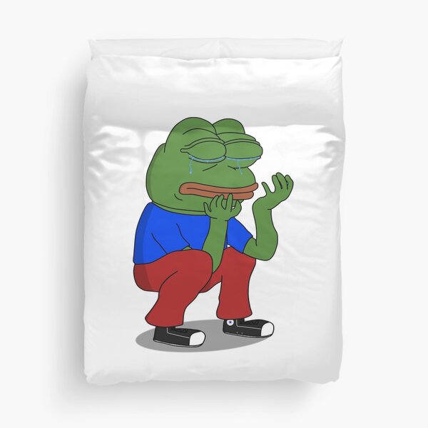 Pepe The Frog Crying Bedding | Redbubble