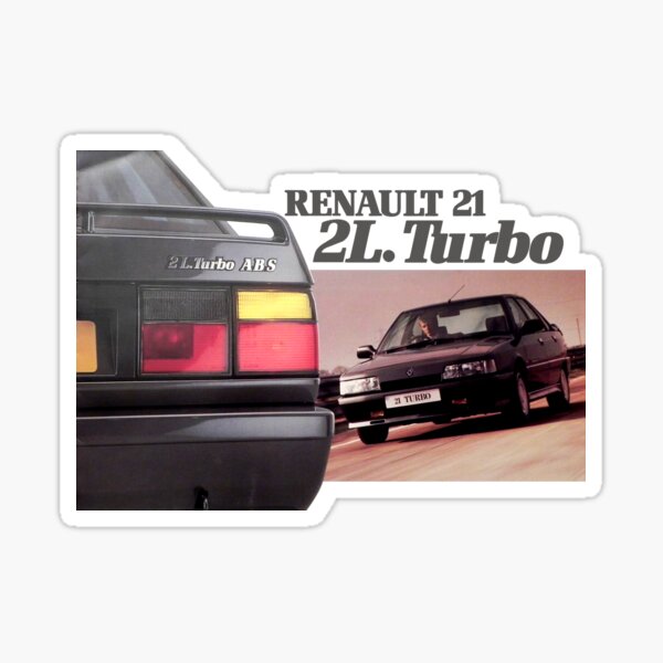 RENAULT 21 TURBO Sticker