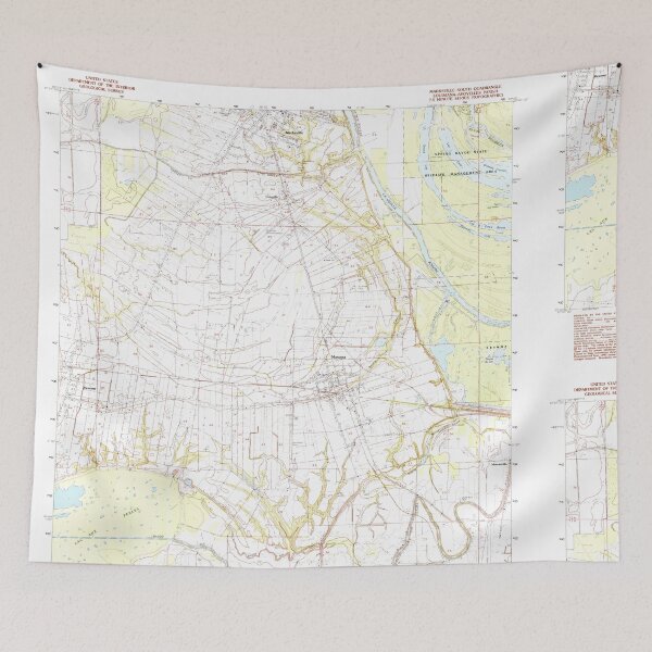 Item preview, USGS TOPO Map Louisiana LA Marksville South 332721 1982 24000 designed and sold by WetdryvacRB01.