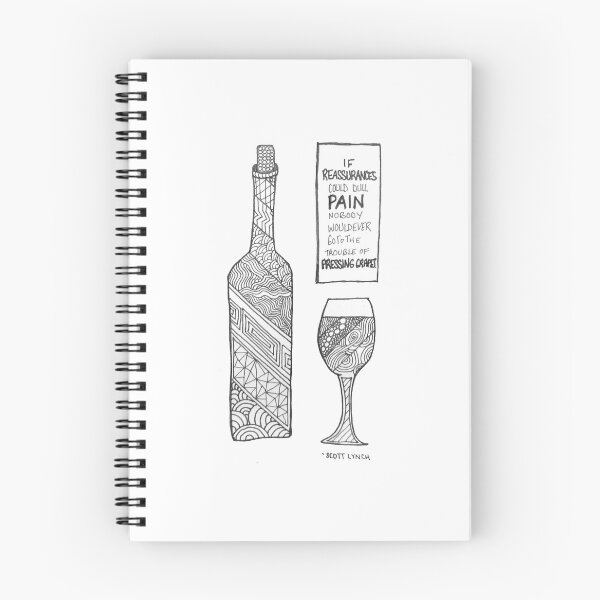 Item preview, Zentangle Wine designed and sold by Zen's Doodles.